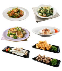 local cook live fresh catfish seafood fish chicken pork meat with spicy red dry chili curry sauce and vegetable rice asian Chinese banquet halal seafood steamboat cafe restaurant menu set combo crop