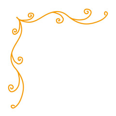 Vintage Elegant  Corner Frame