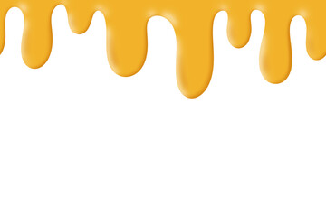 The yellow liquid is melting.