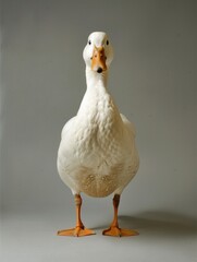 White duck close-up