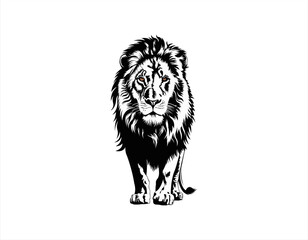 Lion logo design vector