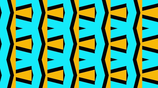 Retro or vintage animation colourful background. Abstract style and pattern