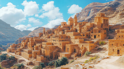 The Legacy of Ancient Rocky Settlements in Arid Regions.