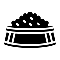 Pet Food Bowl Icon