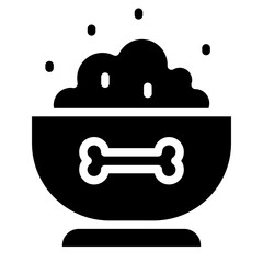 Pet Food Bowl Icon