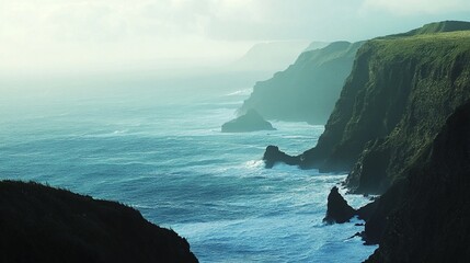 Coastal cliffs of Cape Reinga