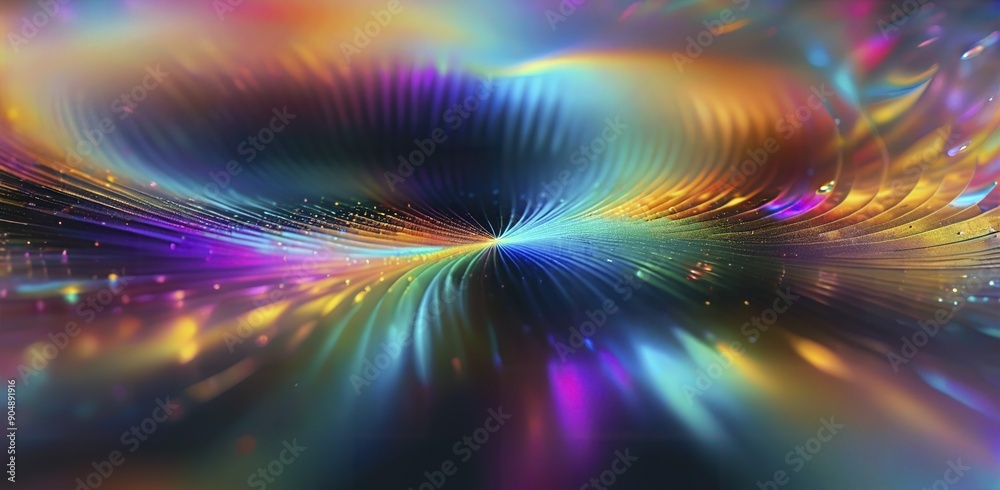 Canvas Prints abstract holographic multi-colored background