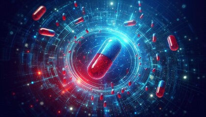 Obraz premium Capsule of Cutting-edge Technology