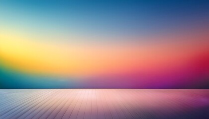 Obraz premium blank background with a soft, gradient rainbow overlay that transitions smoothly