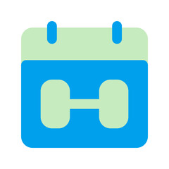 gym duo tone icon