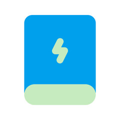 power bank duo tone icon