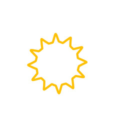 handdrawn sunburst 