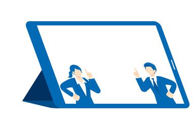 シンプルなビジネス用イラスト