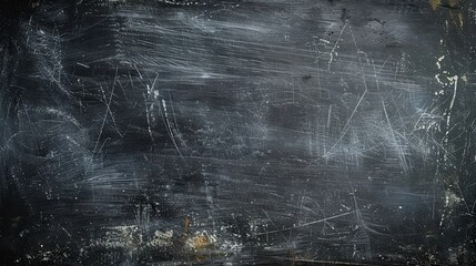 A blank black chalkboard style texture background