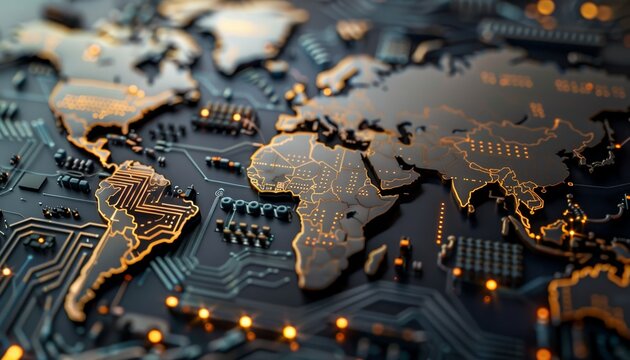 Geopolitical tech conflict  integrated circuits in maps expose semiconductor supply chain turmoil