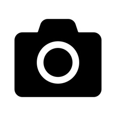 camera glyph icon