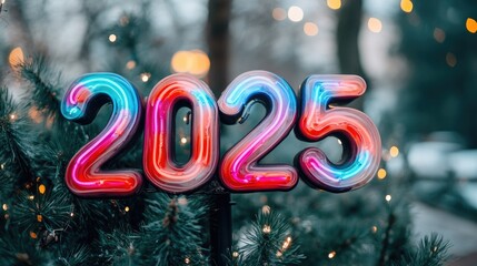Celebrate the arrival of 2025 , joyous festivities