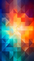 Obraz premium Digital color star glowing abstract graphic poster background