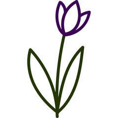 Obraz premium Hand Drawn Flower