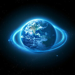 earth in space