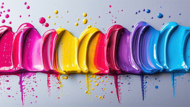 Multicolored Abstract Canvas