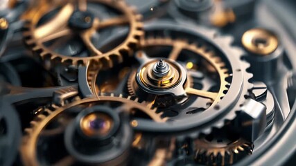 The old watch mechanism.