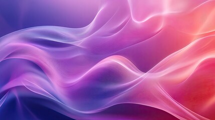 Fototapeta premium Smooth gradients and flowing lines forming an abstract background design.