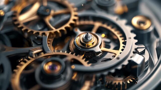 The old watch mechanism.