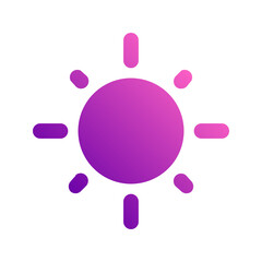 sun gradient icon