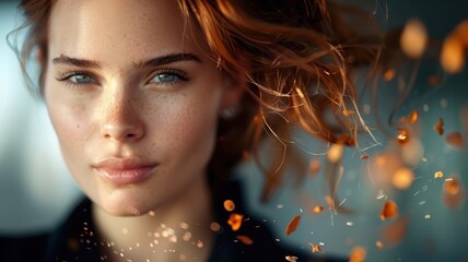 A passionate redhead businesswoman ignites a spark of ambition and drive in her listeners.