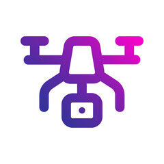 drone gradient icon