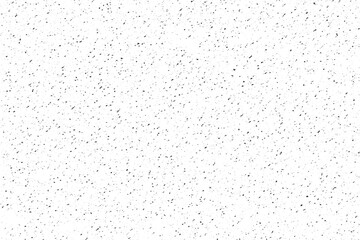 Abstract Vector Noise of Small Particles and Dust - Distressed Uneven Background Grunge Texture in Black and White