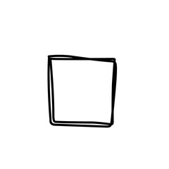 handdrawn rectangle doodle 