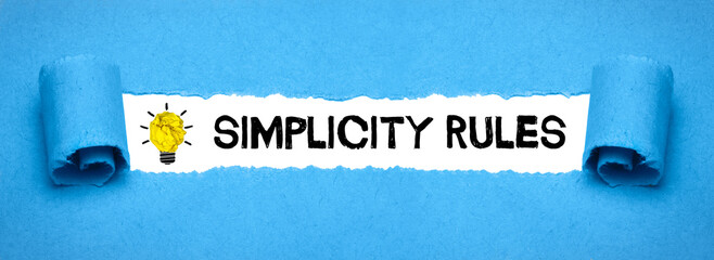 Simplicity Rules	