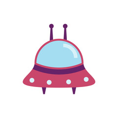 UFO Spaceship illustration icon