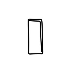 handdrawn rectangle doodle 