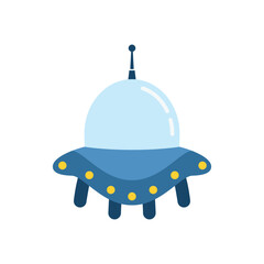 UFO Spaceship illustration icon
