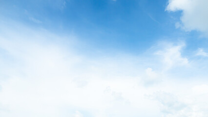 Obraz premium Background nature sky cloud blue paronama web cloudy summer winter season day, light beauty horizon spring brigth gradient calm abstract backdrop air nature view wallpaper landscape environment.
