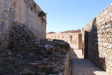 Castle of Calatrava la Nueva, fortress of the Military Order of Calatrava in the province of Ciudad Real