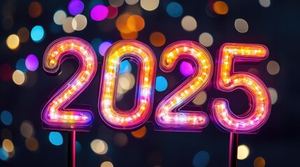 Celebrate the arrival of 2025 , joyous festivities