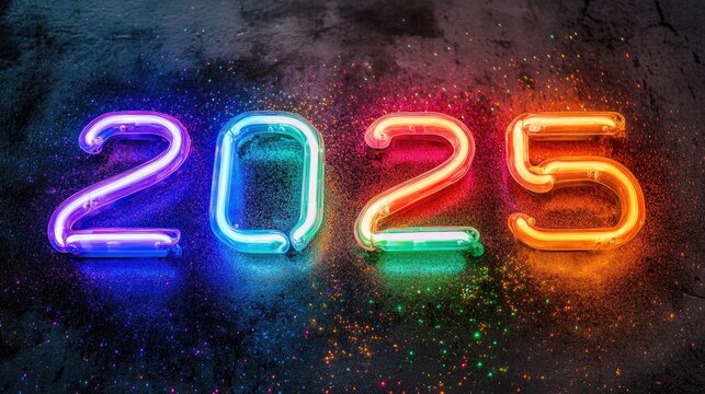 Celebrate the arrival of 2025 , joyous festivities