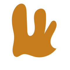 Neutral Earth Tone Abstract Shape Vectors 