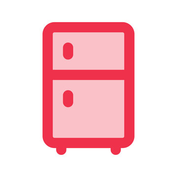recommend clip art: fridge outline fill icon