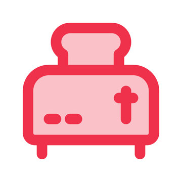 recommend clip art: toaster outline fill icon