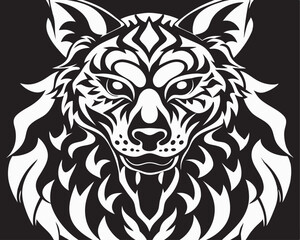 abstract-black-and-white-ornament-doodle-art-wolf- (7).eps