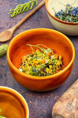 Medicinal herbs, alternative medicine.