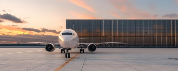 Air freight, holographic cargo tracking, sleek modern airport, futuristic logistics technology