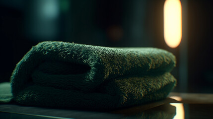 candle on the table