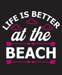 Fototapeta premium beach t-shirt design