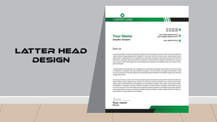 Professional latter head design